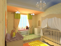 Интерьеры детских комнат для новорожденных. Ремонт и отделка.