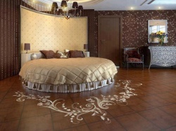 Ремонт и отделка спальни: дизайн спальни  в шоколадных тонах.
