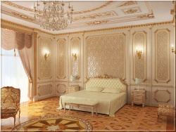 Ремонт спальни:   дизайн большой спальни.