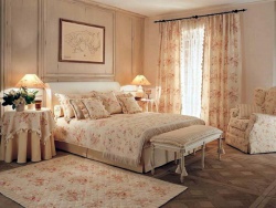 Ремонт спальни:   Дизайн спальни в стиле Прованс.