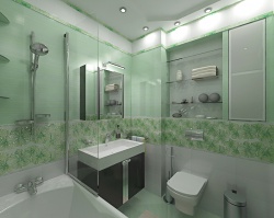 Ремонт спальни: дизайн ванной комнаты.