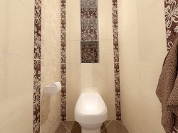 Ремонт и отделка туалета: цветы в дизайне туалета.