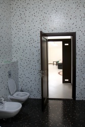 Ремонт и отделка туалета: дизайн туалета для офиса.