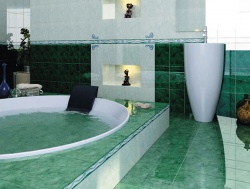 Дизайн кафеля в ванной - коллекция дворцовая. Ремонт и отделка.